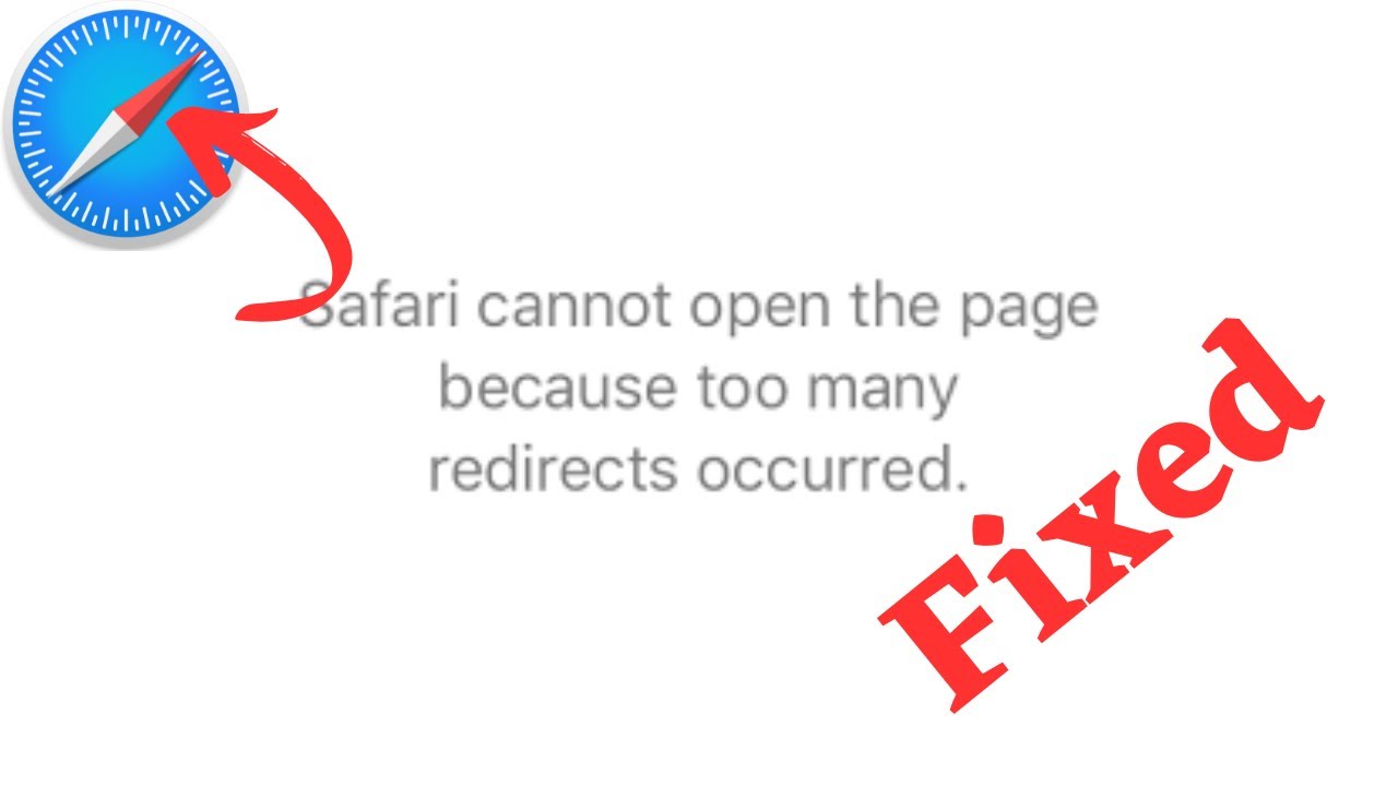 safari cant open page redirects