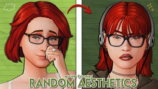 Styling Townies in RANDOM AESTHETICS | Sims 4 CAS