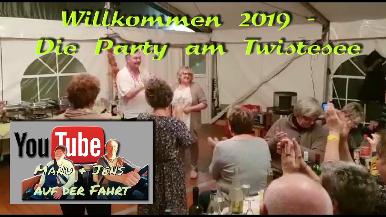 Leben im Wohnmobil - Silvesterparty 2018 am Twistesee - YouTube