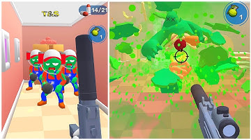 Zombie Master Hit Shoot L6-7, New Android Games Gameplay 2023 Walkthrough ios Simulato‪r Trailer