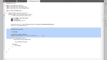 java Hibernate tutorial - Example - part2