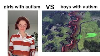 girls with autism VS boys with autism (HOI4,WW2 edition) screenshot 5