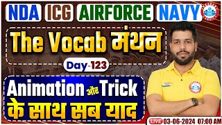 NDA/ICG/Airforce/Navy English Classes, The Vocab मंथन, English Vocabulary Class By Anuj Sir