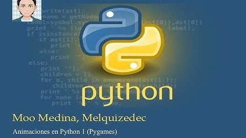 Animaciones en Python con Pygame (video 1)