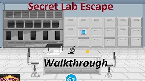 Gameplay Secret Lab Escape Walkthrough