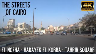 El Nozha - Hadayek el Kobba - Tahrir Square - Driving in Cairo, Egypt ??