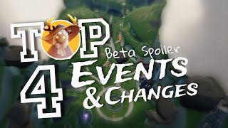 TOP 4 Events & Changes that Might Come with the Next Update | Beta Spoilers | sky cotl | Noob Mode