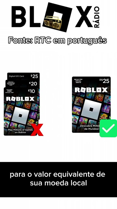 Como resgatar Gift Card Roblox e usar Robux - PS Verso