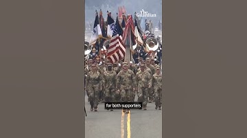 Trump’s military parade: tanks roll through Washington DC