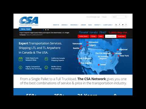 Login and View Order History | CSA Client Portal