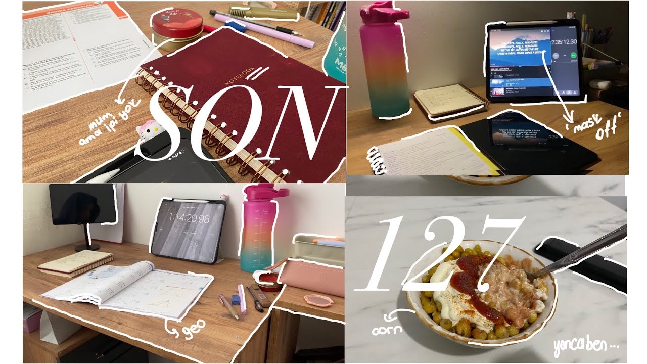 Son 127 | yks ders çalışma |  study vlog | #yks #yks2026 