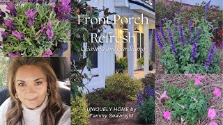 Spring Front Porch Refresh and Gardening
