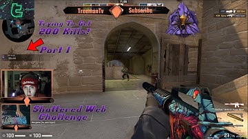 Trying To Get 200 Kills in Deathmatch! | Shattered Web Challenge