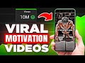 How to Create VIRAL MOTIVATION VIDEOS Using AI