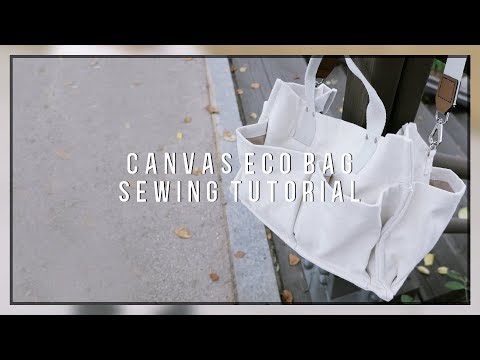 에코백(Eco Bag)/캔버스백 만들기(Canvas Bag)/기저귀가방/텀블러백(Tumbler)/자석단추달기/양면징박는방법/길이조절끈/#텀블러에코백[달콤한바느질x패션스타트]