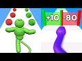 Rope Man Run VS Snake Run Race Max All Levels Gameplay Android,iOS NEW UPDATE