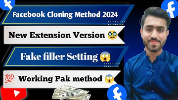How to clone facebook old ids in pc | Online Earning| Facebook Cloning 2024 | pak working method😱