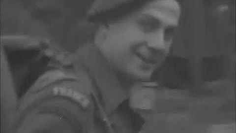 OPERATION OVERLORD: Free French Commandos leave their transit camp to embark for D-Day