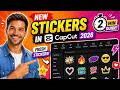 New Stickers in CapCut (2026) | 2 Min Guide