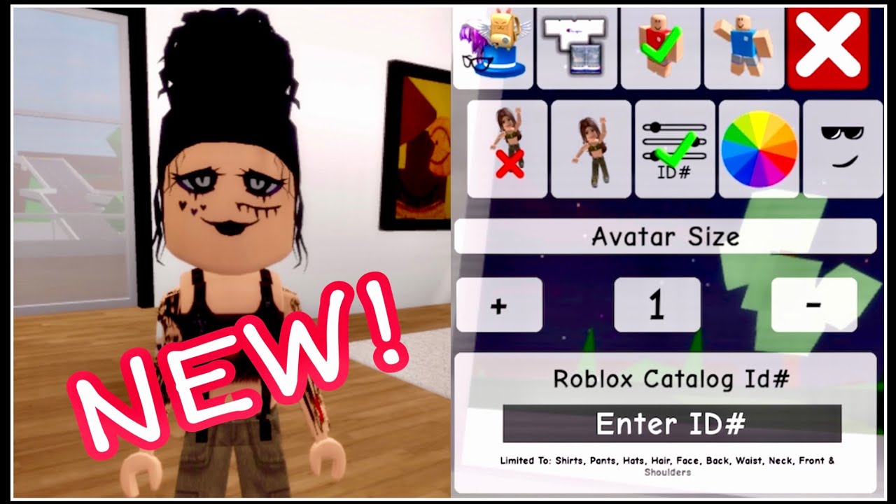 Roblox Brookhaven 🏡RP HOW TO ADD SHIRT IDs and PANTS IDs (All