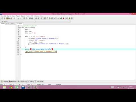 C Programming 101 - for loop wrap up 1
