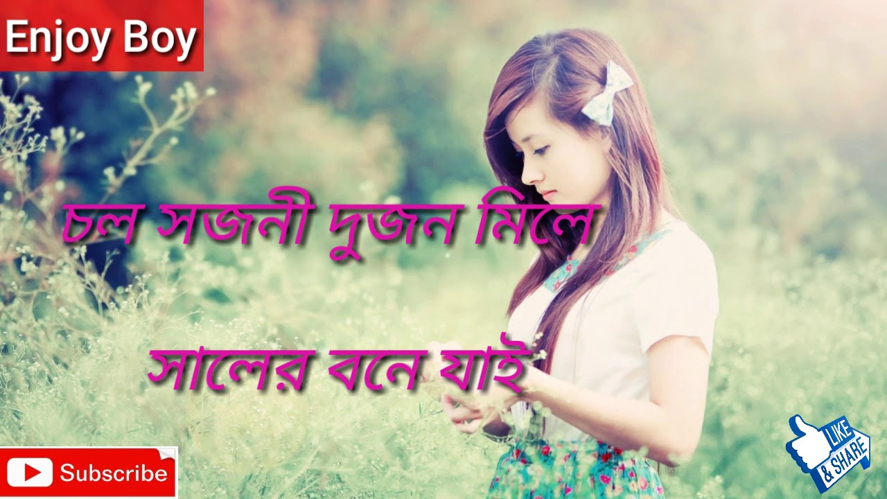 Chal_sajani_dujan_mile_saler_bone_jai ॥Jhumur_Song॥