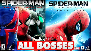 All Boss Fights Spider-Man - Shattered Dimensions & Edge of Time (4K 60FPS PC ULTRA)