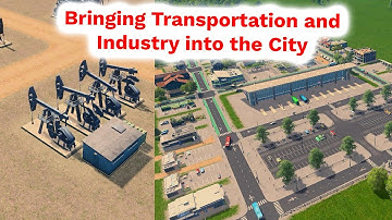 How to Build a Bus Hub & Oil Industry - Cities Skylines