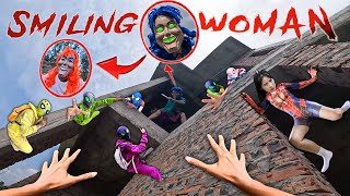 7 SPIDERMAN Vs SMILING WOMAN REAL LIFE ESCAPE 235.0 (Horror Parkour Pov Short) | Epic POV