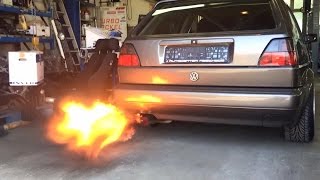 Golf 2 G60 vs Golf 3 VR6 vs Golf 2 VR6 Turbo  SOUND