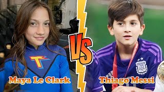 Maya Le Clark VS Thiago Messi (Messi's Son) Transformation ★ From Baby To 2024