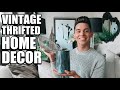 VINTAGE HOME DECOR THRIFT WITH ME + HAUL | LUXURY AND AFFORDABLE CURATED GOODWILL FINDS | AESTHETIC