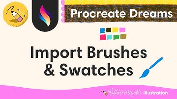 How to Import Brushes and Color Swatches to Procreate Dreams | Procreate Dreams FAQ for Beginners