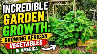 Growing African Vegetables in America: INSANE Garden Growth Results!