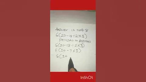 6(20 - 18÷ 2 × 3) Answer Is Not 8. Many Got It Wrong| Ukraine Math Test #ukraine #math #short