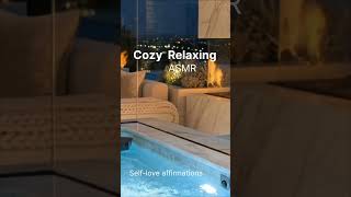 Sleep or relax in this cozy luxury terrace #asmr #sleepmusic  #calmmind #positiveaffirmations