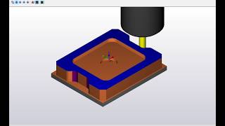 BASIC 3. (Part 1) SolidCAM 2.5D. Basic tutorial for beginners.