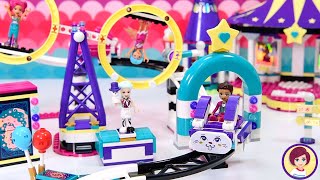 Lego Friends Magical Funfair Rollercoaster - Finishing up the build