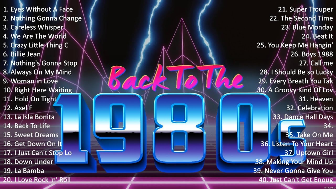 80s Hits Greatest Hits 80s Best Songs The 80s Back To The 80s