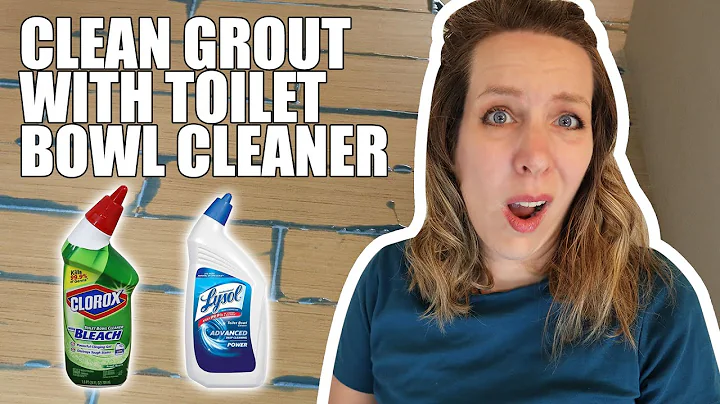 How to Clean Grout with Toilet Bowl Cleaner | Shou...