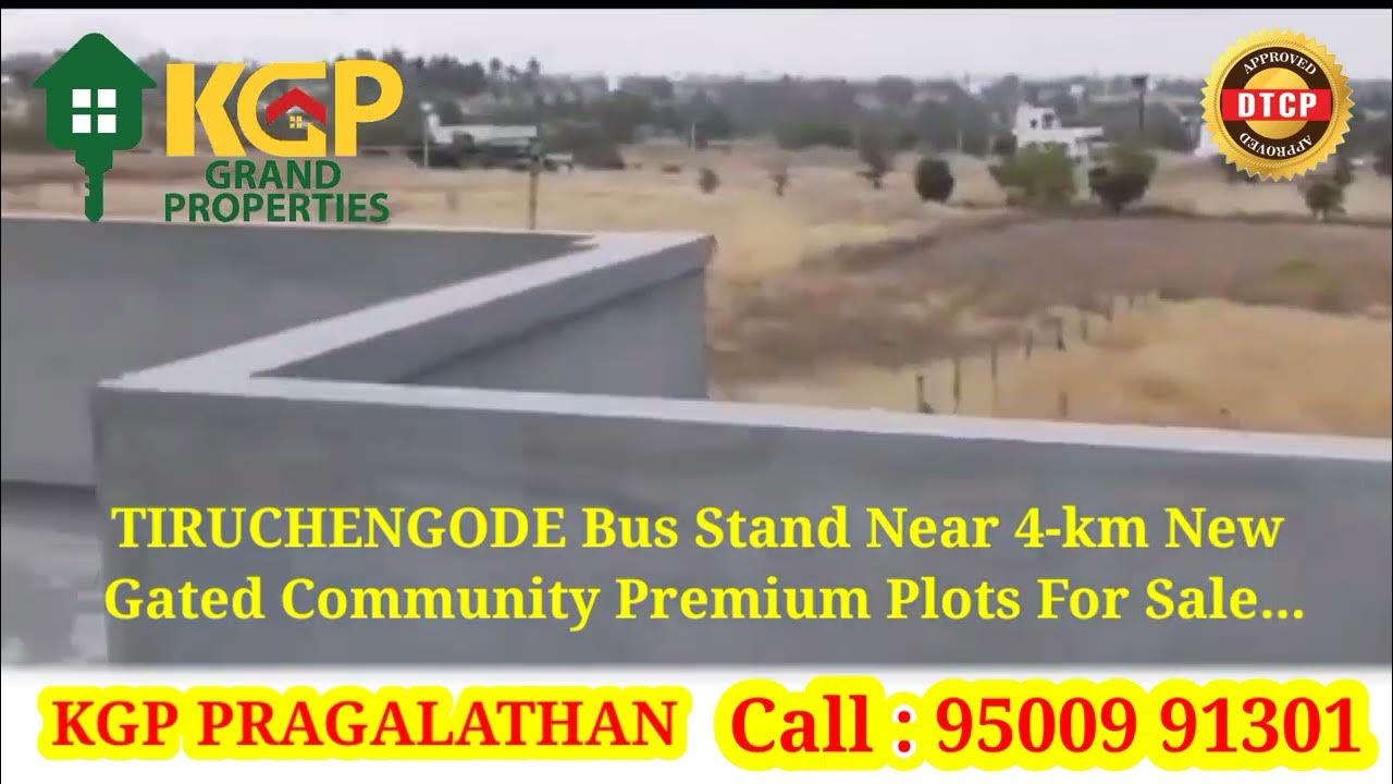 TIRUCHENGODE NAMAKKAL KUMARAMANGALAM Bus Stop Primium Plots For