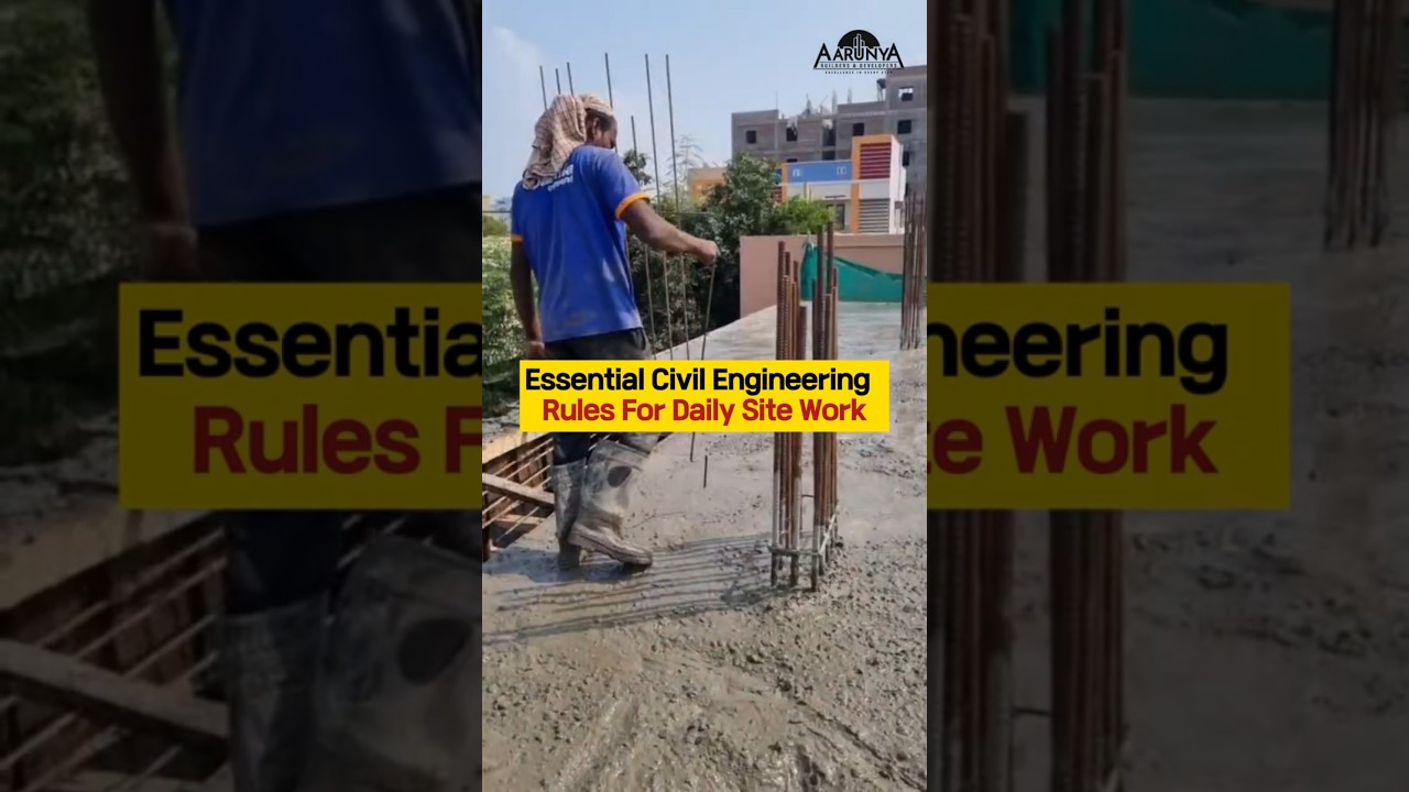 Aarunya Builders & Developer's ✨ | Essential Civil Engineering  For Daily Site Work  🚧 |