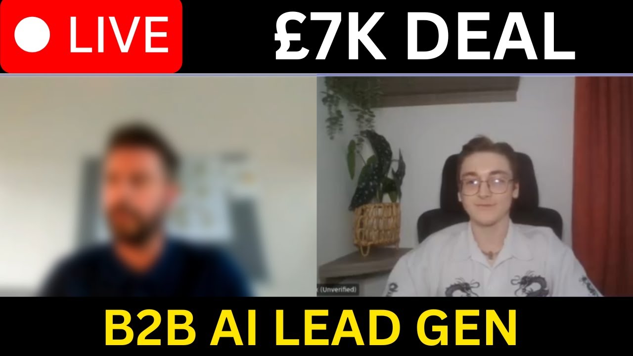 Closing a £7k Client LIVE - AI Lead Gen Qualification & Sales Call ...