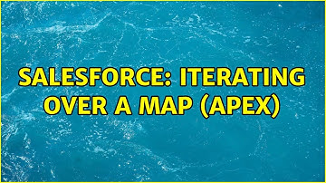 Salesforce: Iterating over a map (Apex) (2 Solutions!!)