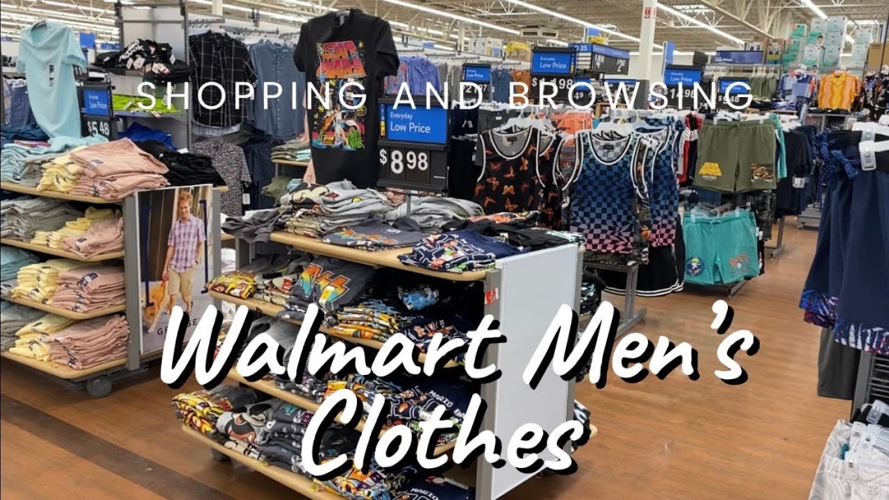 WALMART MEN’S CLOTHING SHOP WITH ME * WALMART MEN’S FASHION * WALMART ...