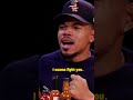 Chance the Rapper to Sean Evans: "I want to fight you"