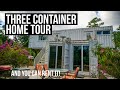 3 Shipping Container Home Tour | Jupiter, Florida | Available for Rent