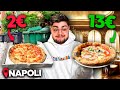 Pizza pi economica vs pi costosa di napoli