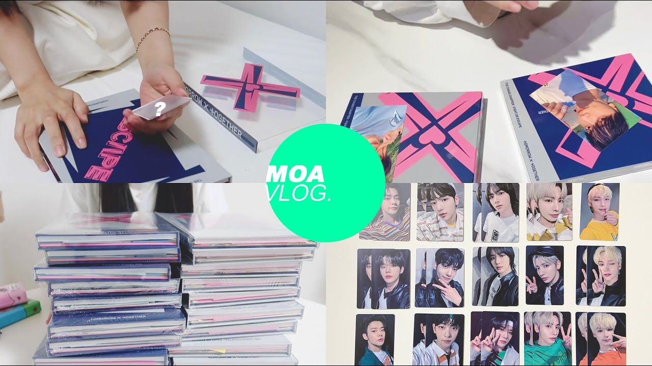 [모아로그] 투바투 리팩키지 앨범깡 오프깡 럭드깡 모아?모아!