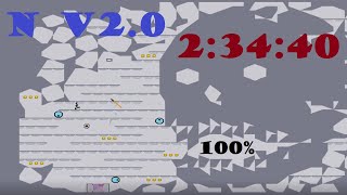 N v2.0 - 100% Speedrun in 2:34:40 screenshot 3